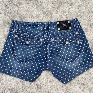 Miss me polkadot shorts size 29